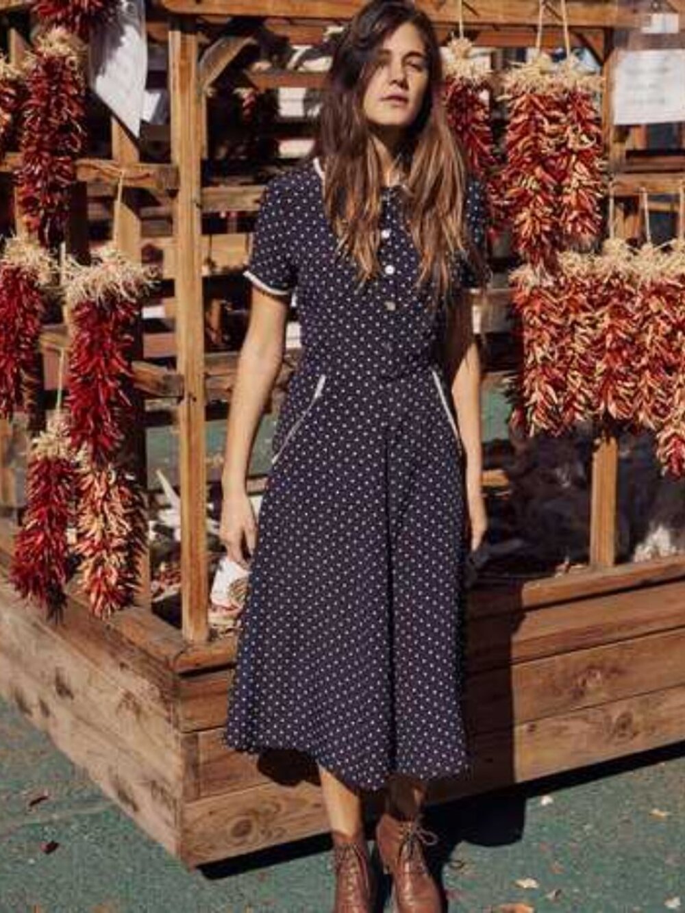 Christy Dawn Polka Dot Dress